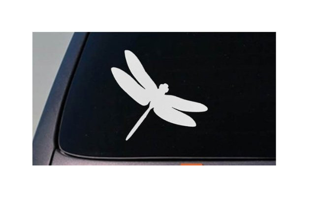 Dragon Fly 6" sticker decal bait fishing rod reel lure *D696*