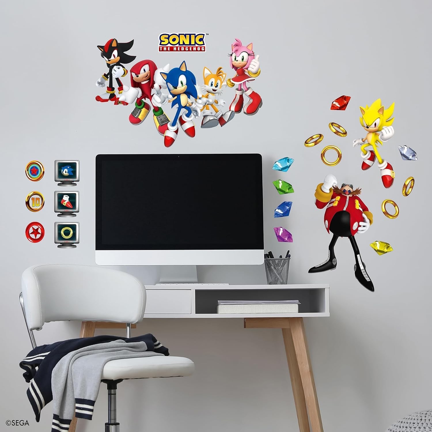 Sonic The Hedgehog Characters Wall Decals,