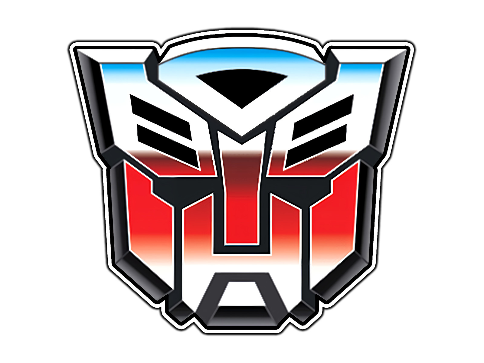 #0801 Transformers Autobots Logo #1 Waterproof Vinyl Sticker Decal Die-Cut