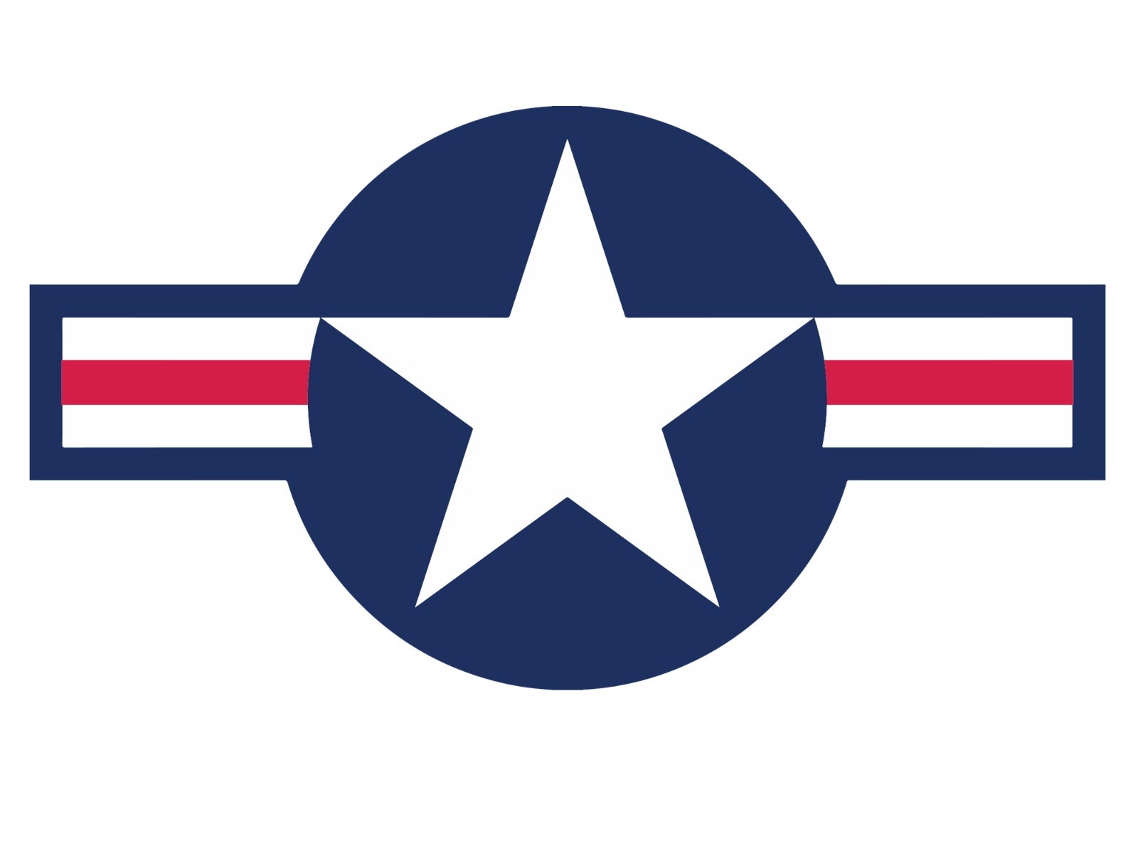 USAF US Air Force Insignia Indoor Wall Vinyl Decal Sticker 5"-52" plane jet