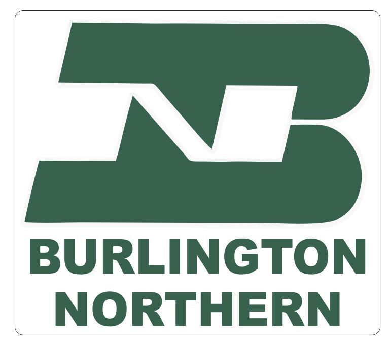 Burlington Northern Railway Railroad Train Sticker Decal R7239