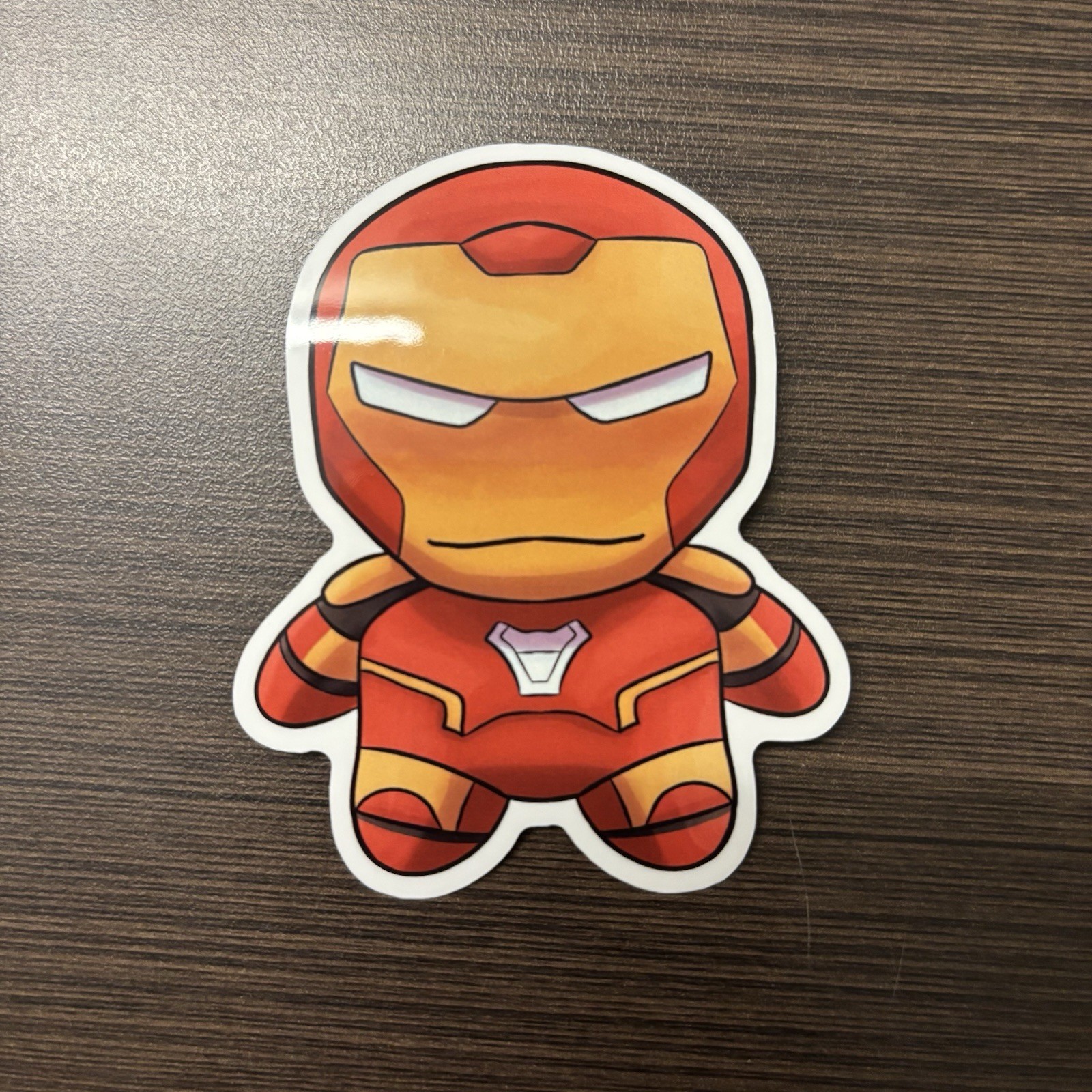 Marvel Avengers Stickers Set of 8 Iron Man Captain America Civil War Cute