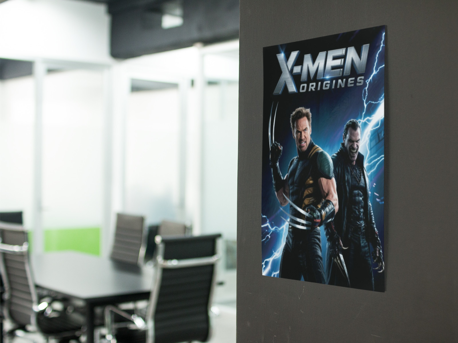 X-MEN ORIGINES Movie Wall Vinyl Decal Poster Canvas Print (Removable Adhesive)