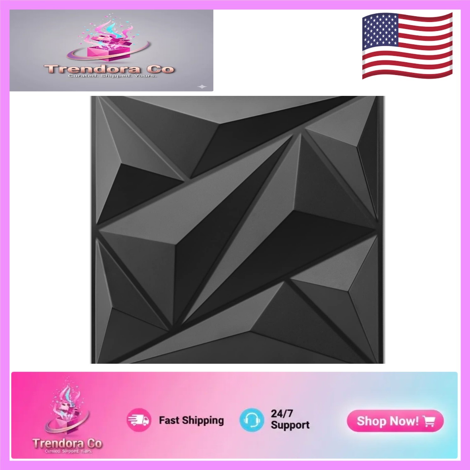 Waterproof 3D Flower Textured Wall Panels – 33 Pack, 12"x12"