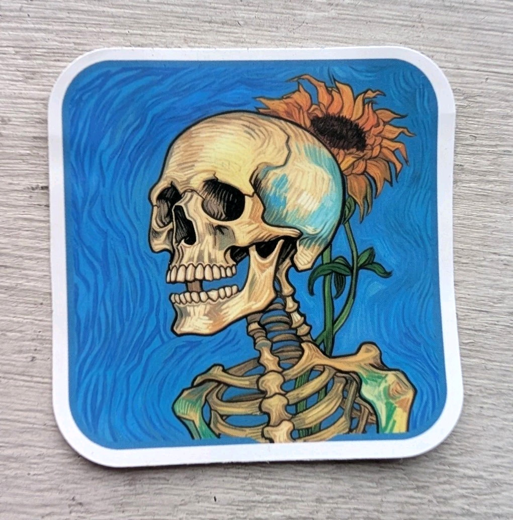 Haunted Active Spirit Negative Scary Witch Owned Magick Painting Sticker