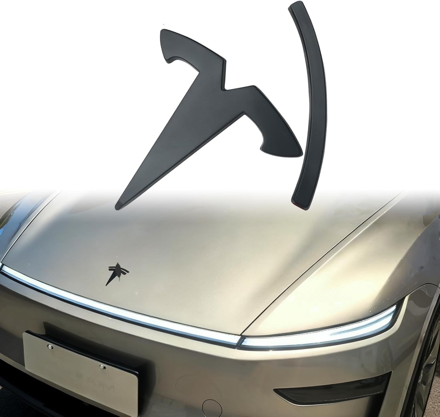 Vehicle Specific Matt Black Emblem Cover for Tesla Model 3/Y – Custom Look