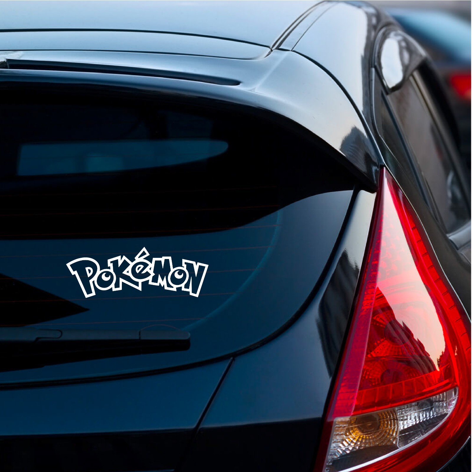 Pokemon Logo Vinyl Decal Waterproof Sticker Car Laptop Wall Multiple Sizes