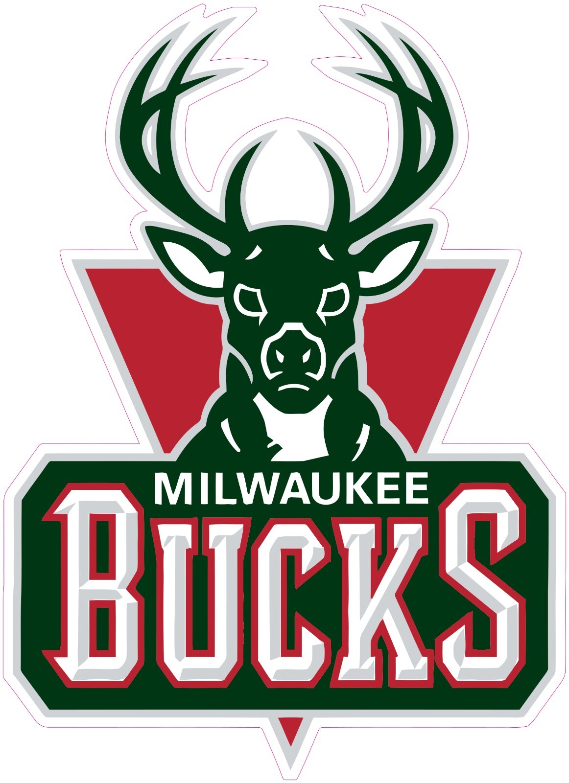 Milwaukee Bucks Basketball Vinyl Decal Sticker Car Truck Bumper Tumbler Mug