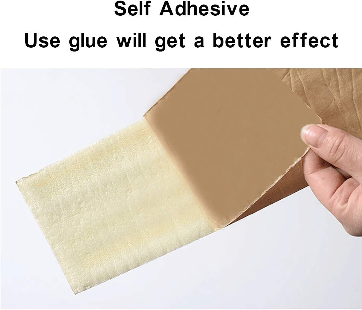 90"x 3" Self Adhesive Flexible Foam Molding Trim, 3D Sticky Decorative Wall L…