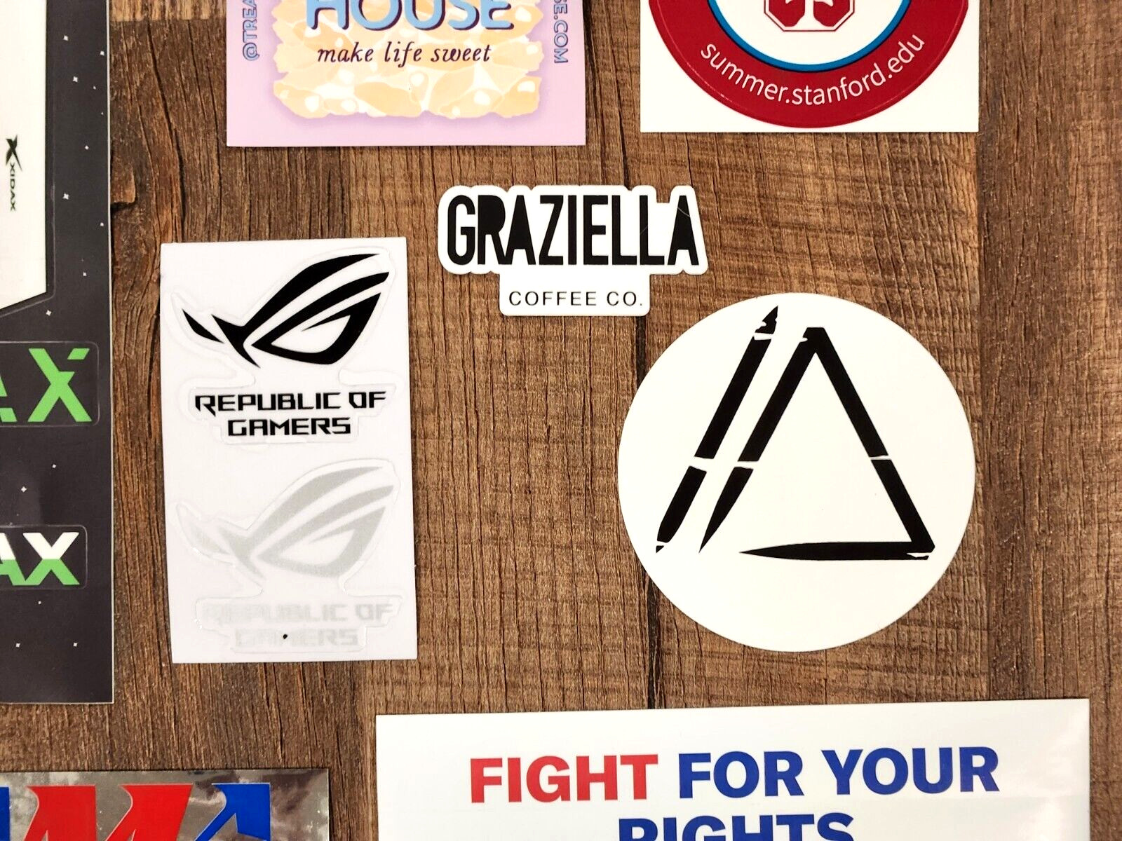 XBox 360 Xidax PC Republic of Gamers Apex Stanford AMA ACLU Toys Stickers Decals