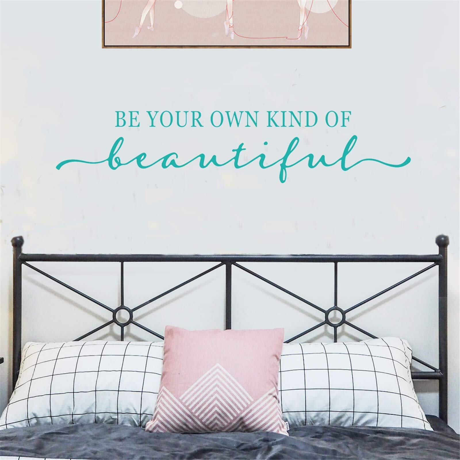 Wall Decal – Turquoise Decor – Inspirational Quote. for Girls Rooms, Bedroom,…