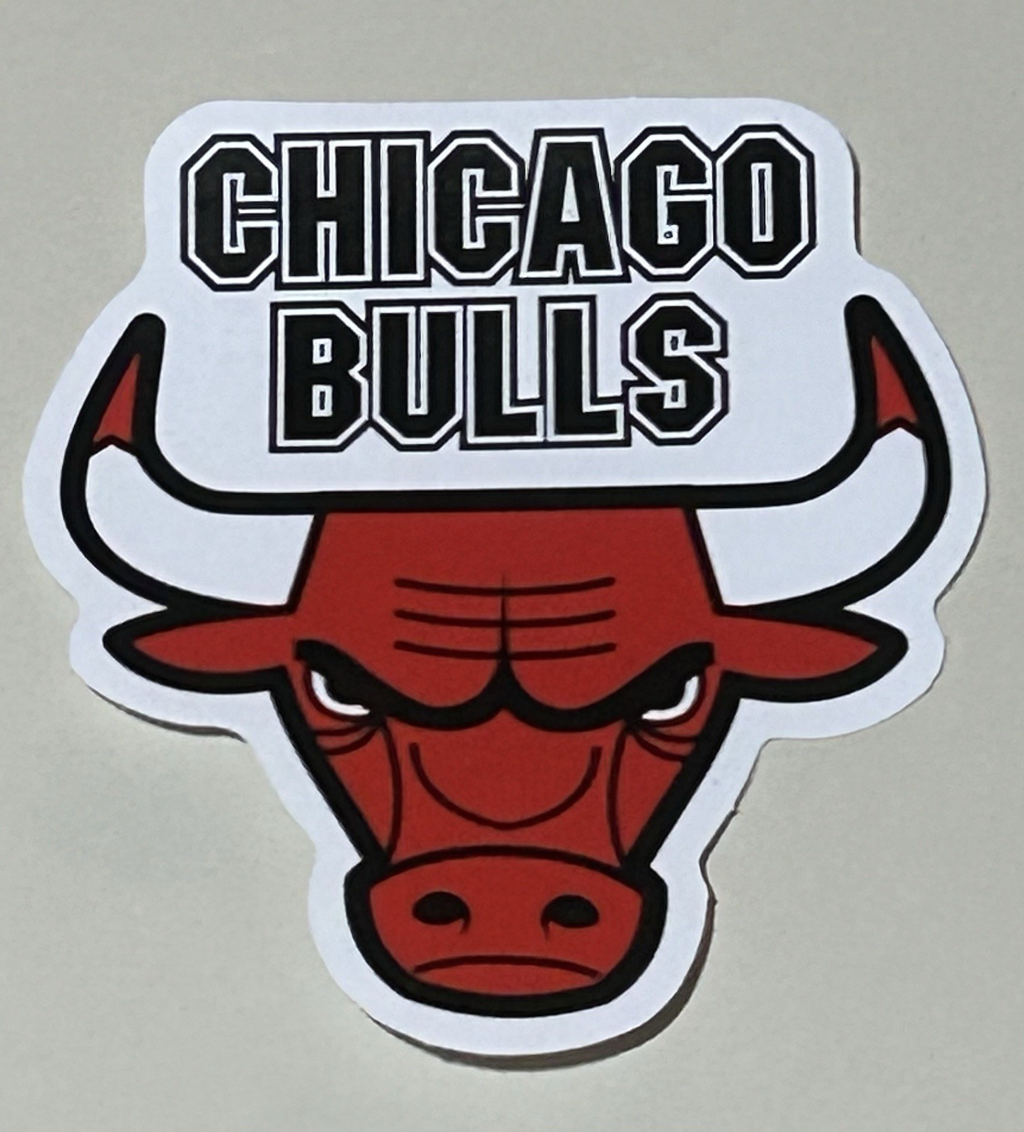 Sticker Chicago Bulls NBA Basketball Decal 2.25”x2.5”in
