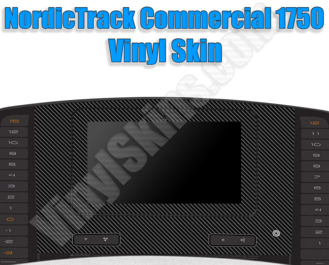 Any 1 Vinyl Custom Skin / Decal for the NordicTrack Commercial 1750 Treadmill