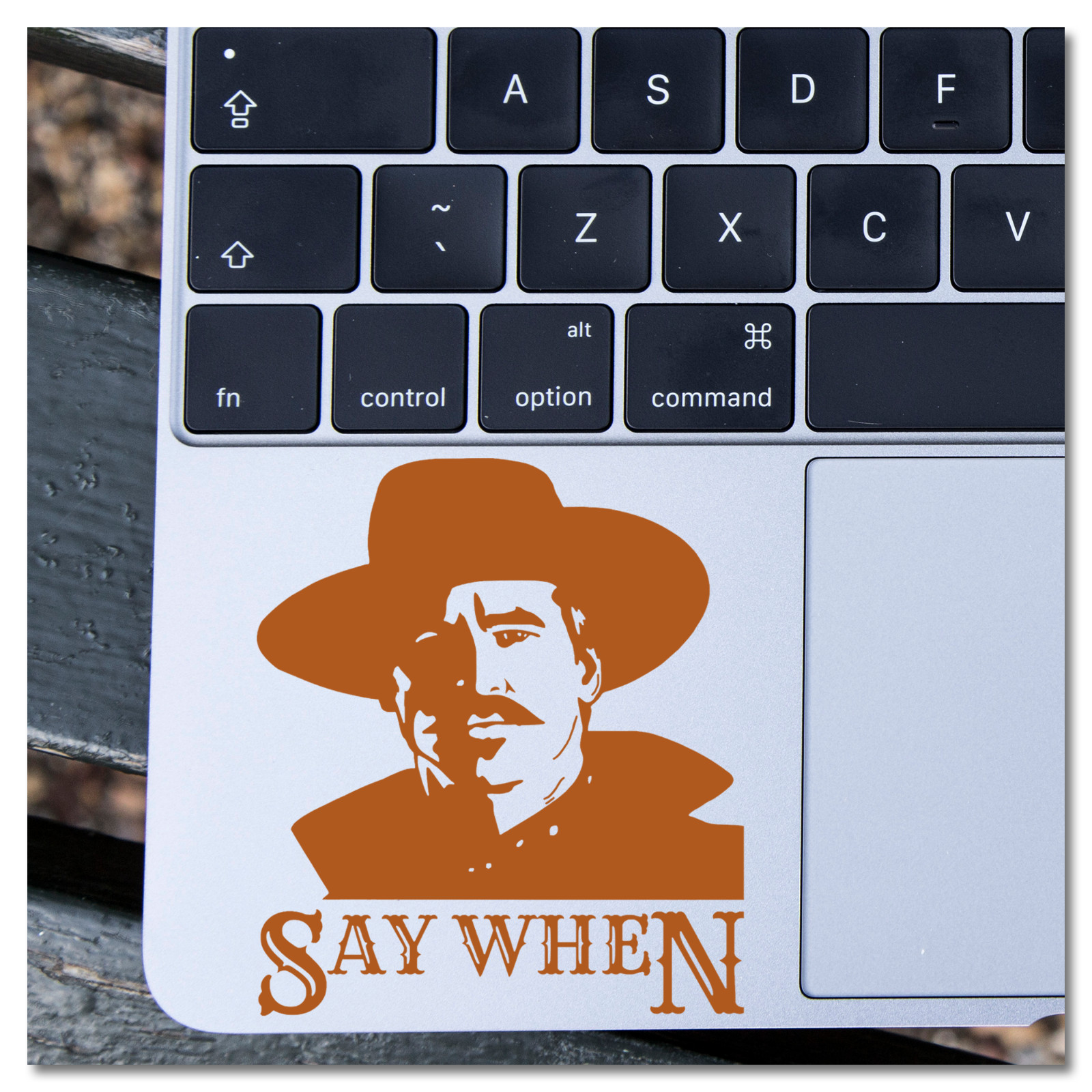 6" Tombstone Doc Holiday Say When Val Kilmer Vinyl Decal Sticker
