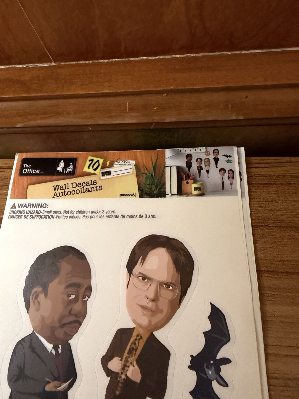 THE OFFICE 10 Wall Decals Removable & Repositional 5” Fat Head Stickers NEW