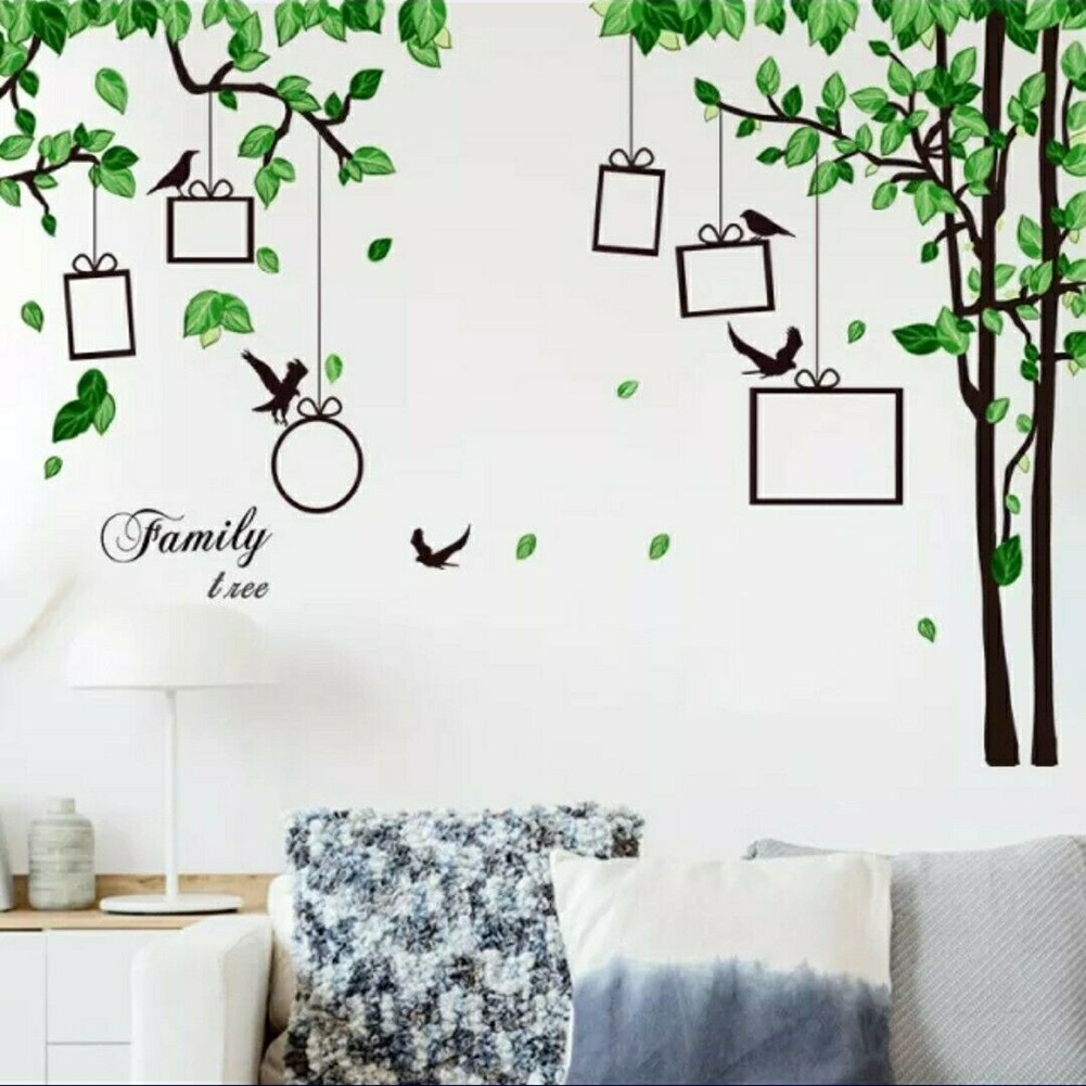 Family Tree Photo Frame Wall Decal Sticker Living Room Home Decor Removable