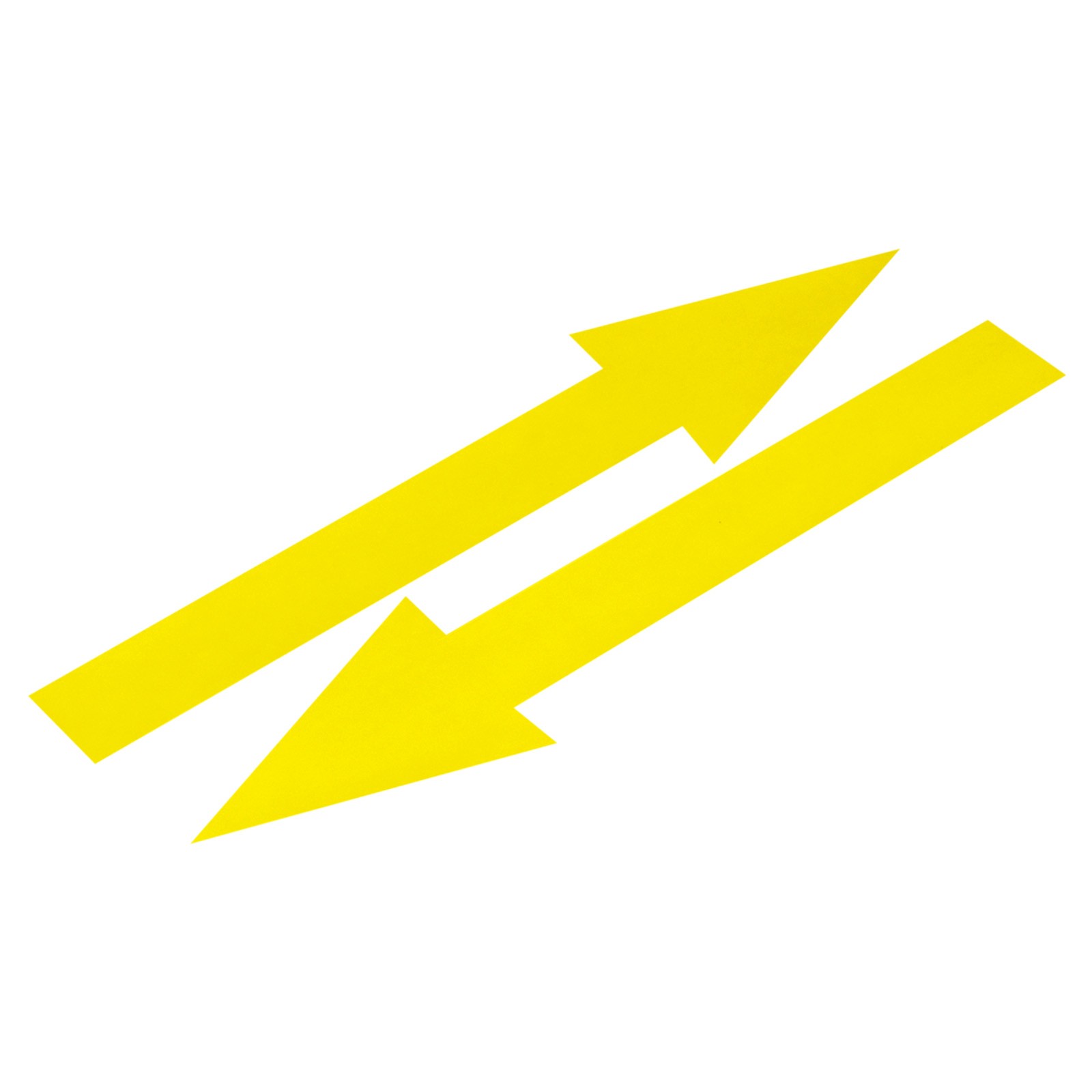 15Pcs Arrow Sticker 20×2.5cm Removable Self Adhesive Waterproof Signs Yellow