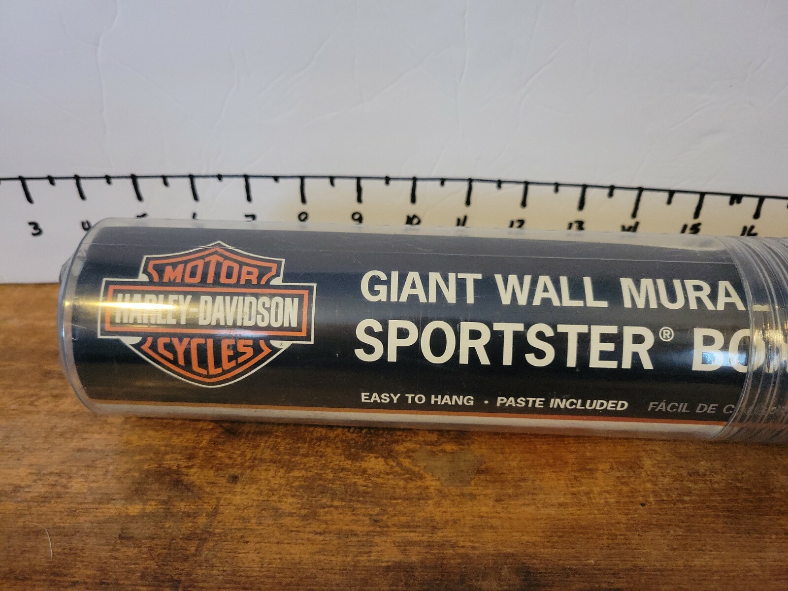 2006 6' x 9' Harley-Davidson Motorcycle Box Car Giant Wall Mural NIP