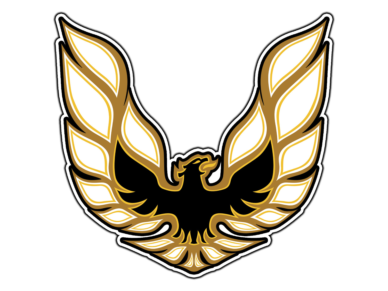 #0767 Pontiac Firebird Logo #1 Sticker Brand Waterproof Vinyl Decal Die-Cut Car