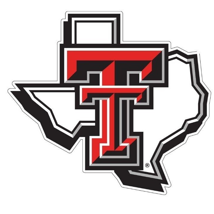Texas Tech Red Raiders TTU Car Decal Vinyl Decal Monogram Sticker Bumper