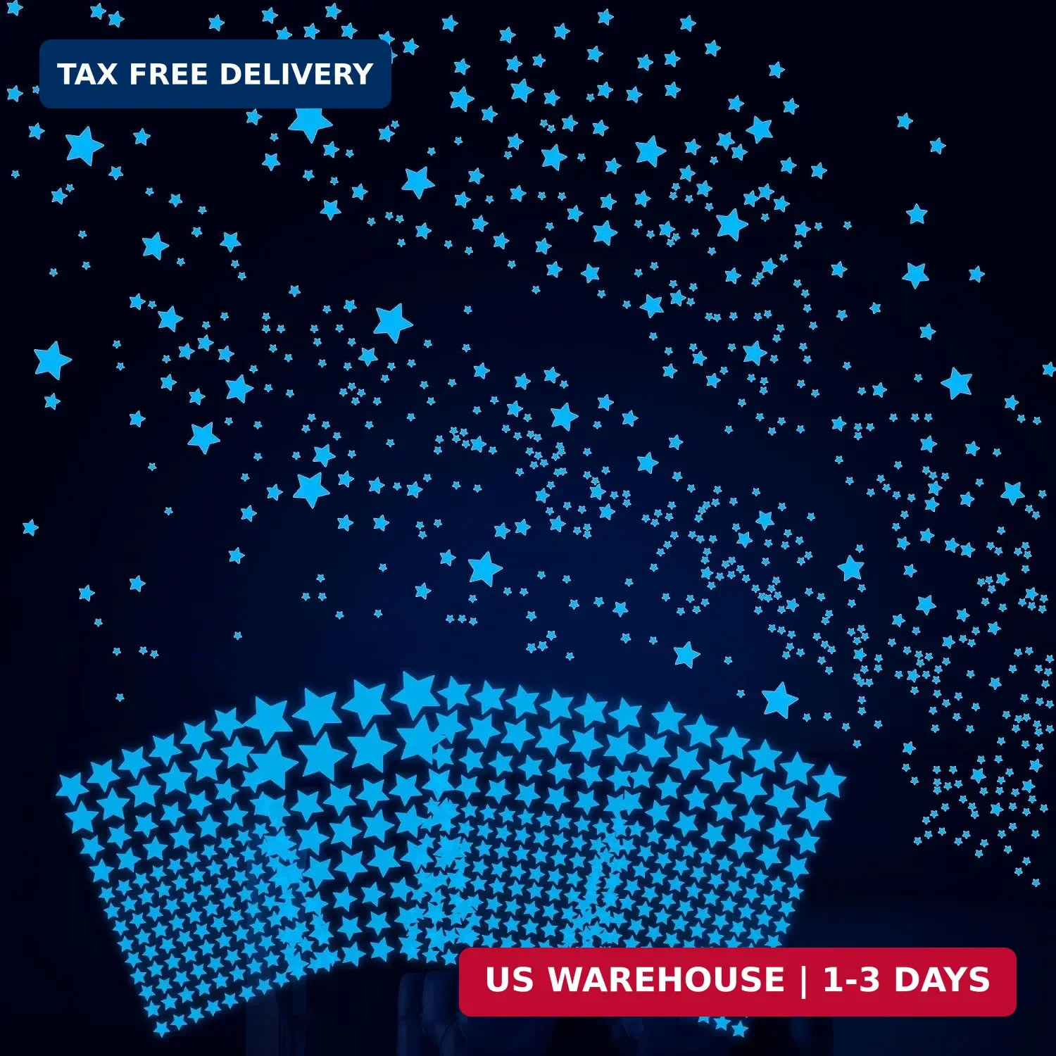 421Pcs Glow in the Dark Stars Space Wall Decals Ceiling Stars for Bedroom | Gala