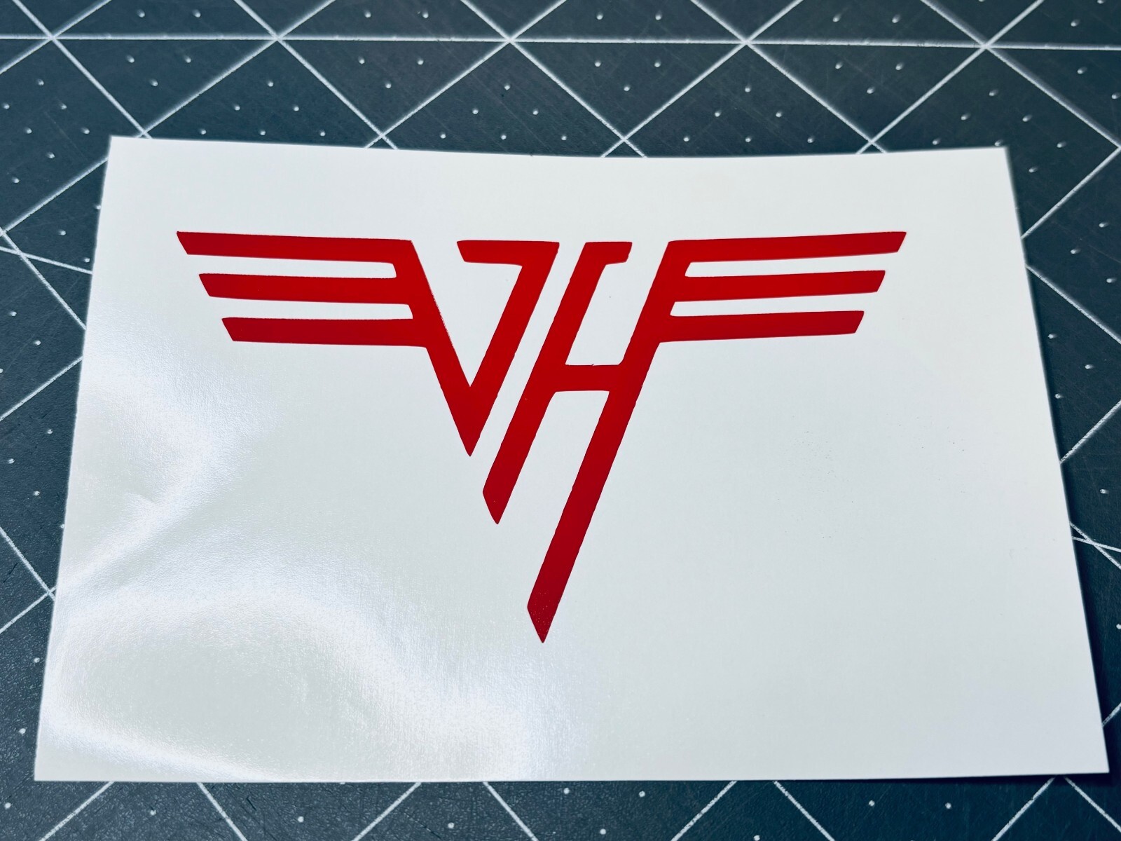 Van Halen VH Vinyl Decal-Many Sizes/Colors Buy 2 Get 1 FREE