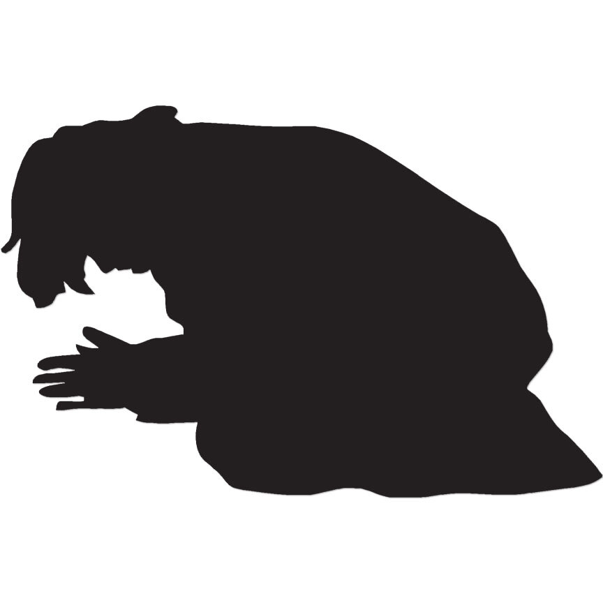 Prayer Praying – Vinyl Decal Sticker – Multiple Color & Sizes – ebn958