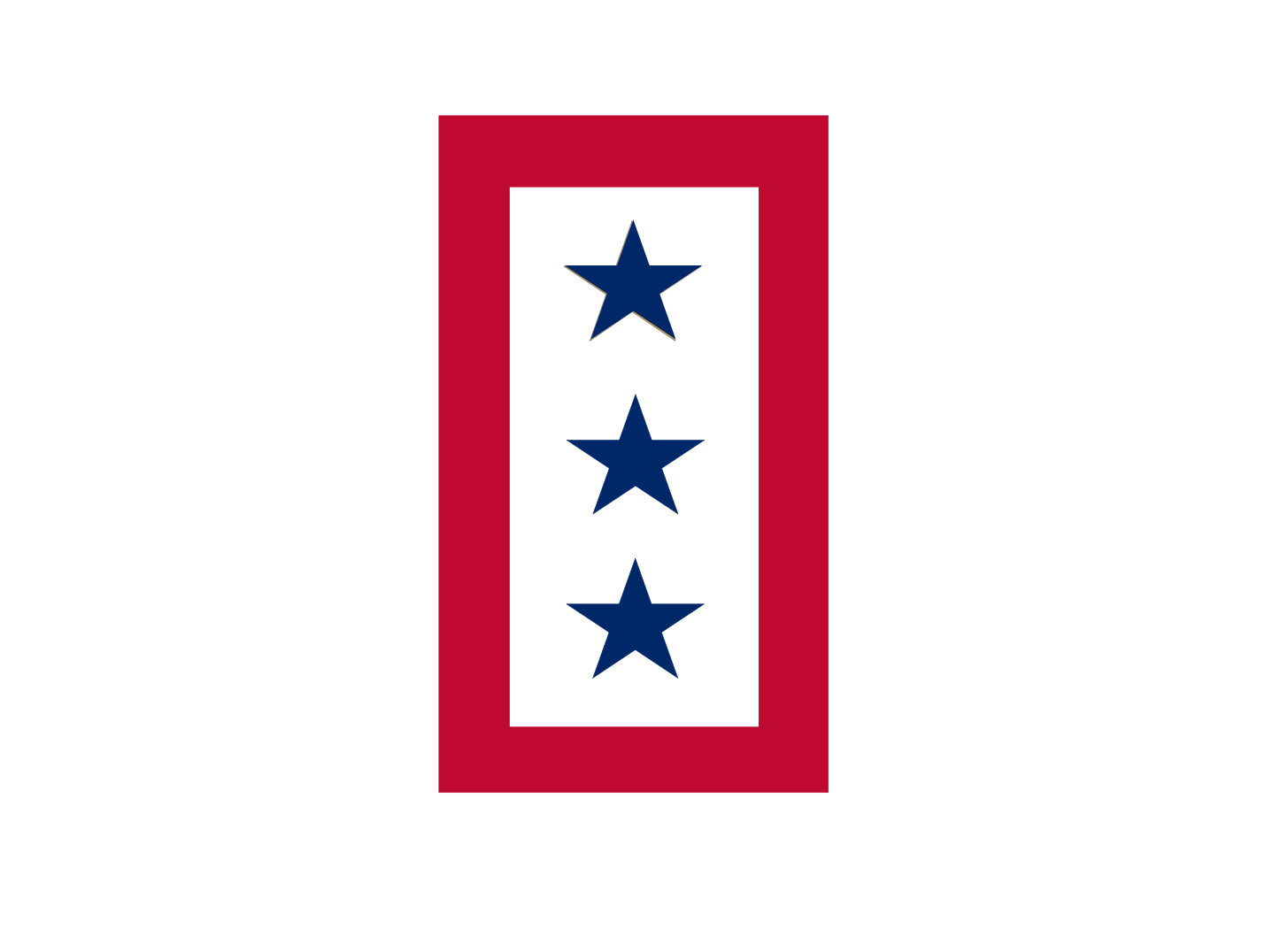 3 Blue Star Service Flag Sticker Die Cut Vinyl Decal