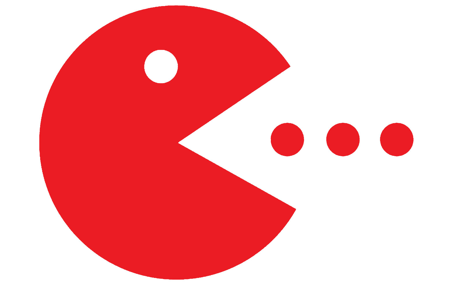 PAC-MAN, PACMAN, Decal Stickers for Cars, Windows, Laptops, Walls, Tablets