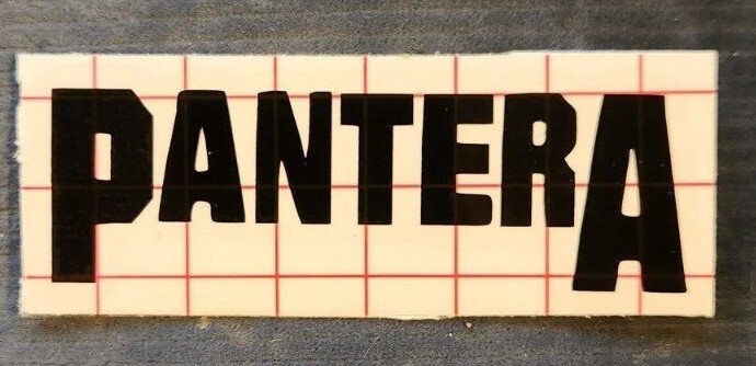 Pantera Vinyl Decal