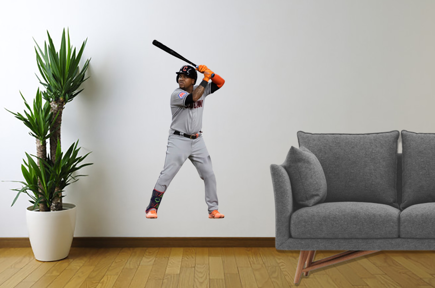 Jose Ramirez Wall Sticker Vinyl Removable Decal Indians Baseball Decor Reusable