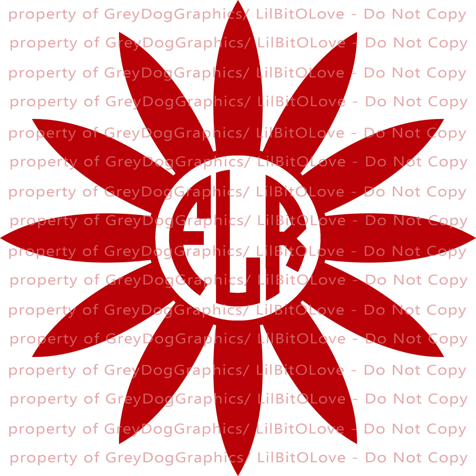 Custom Sunflower Monogram Decal Your Initials 3 Letters Sticker Personalized Sun