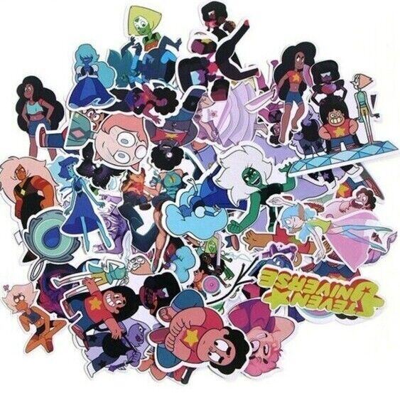 STEVEN UNIVERSE Vinyl Stickers [D] STEVONNIE Pearl JASPER ~ CARTOON ~Waterproof