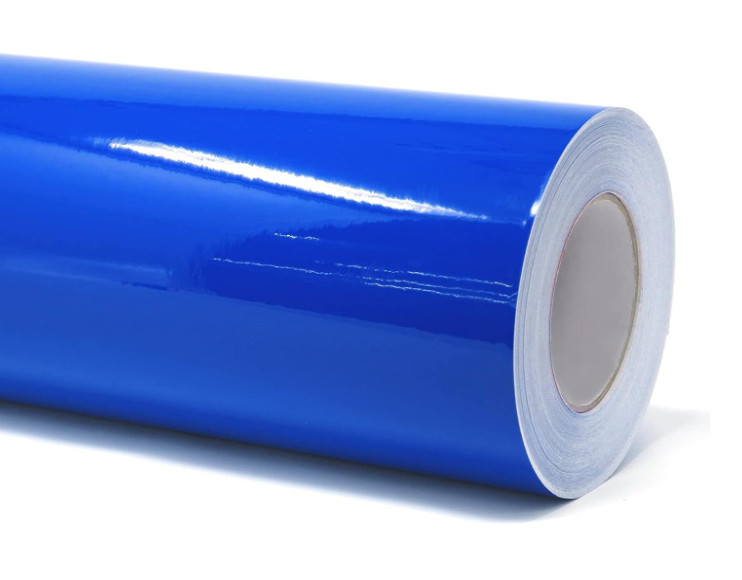 Yamaha Glossy Blue Adhesive Film for Motorcycle Scooter Car Tuning