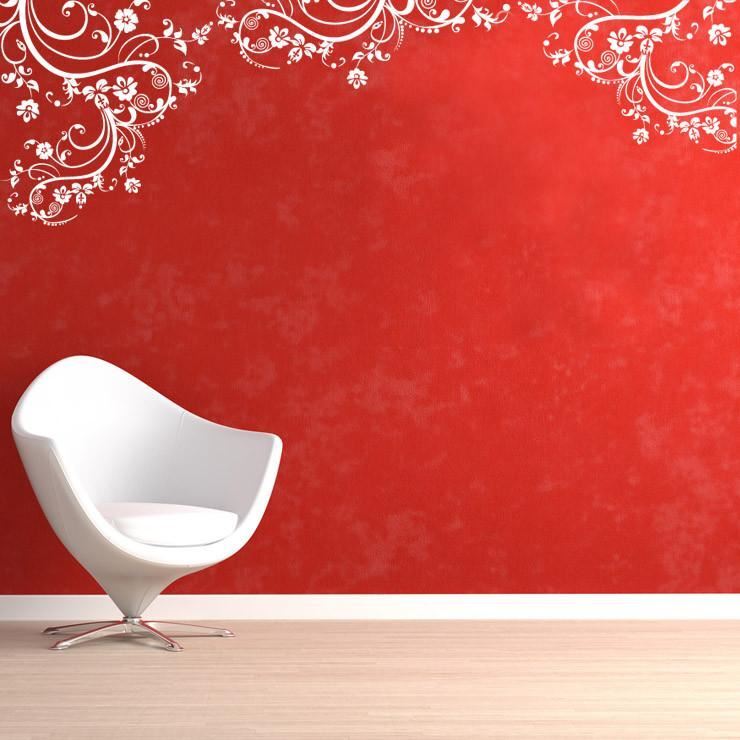 Stickerbrand Swirl Flower Floral Wall Decal Sticker Design Home Decor #262