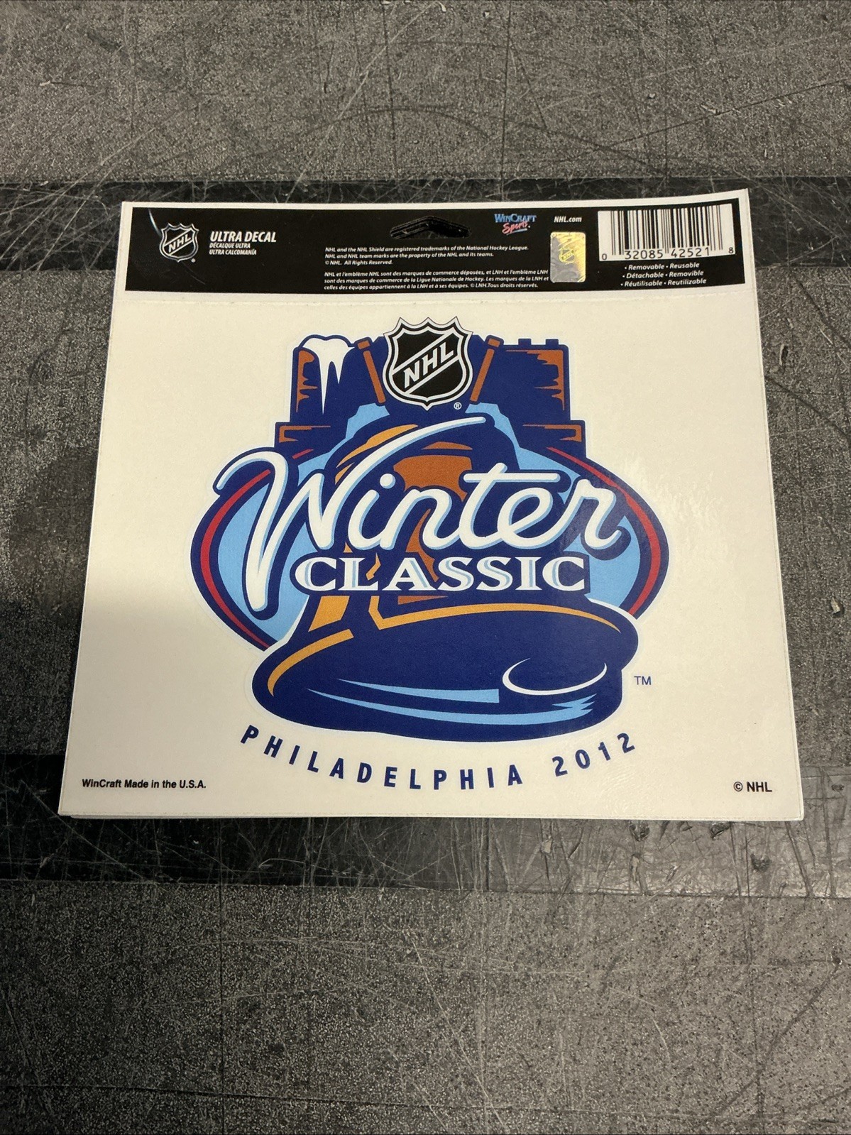Winter Classic 2012 In Philadelphia Window Ultra Decals 11 pack