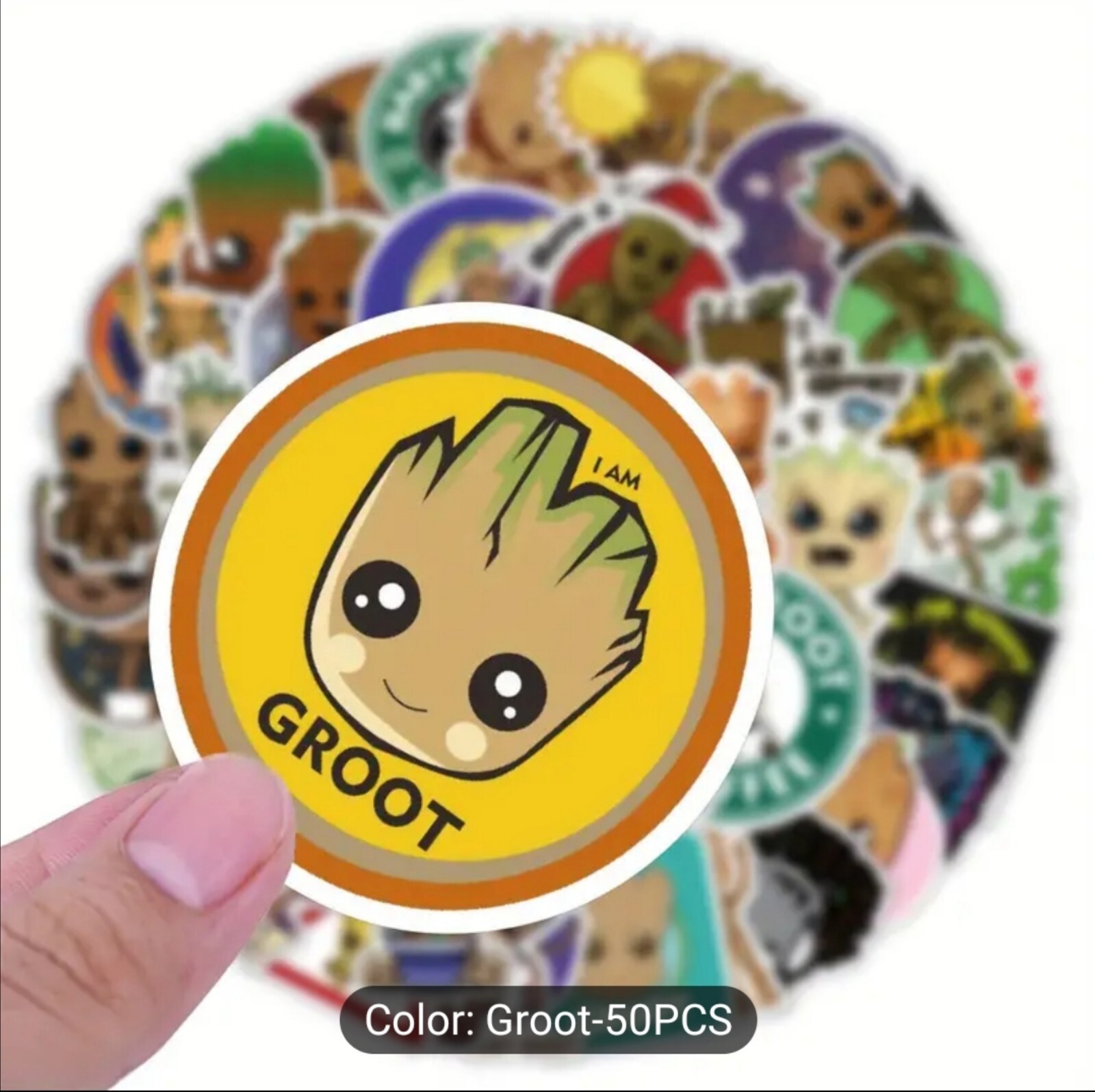 10 PCS Marvel Guardians Of The Galaxy Groot (Unofficial) Stickers BRAND NEW