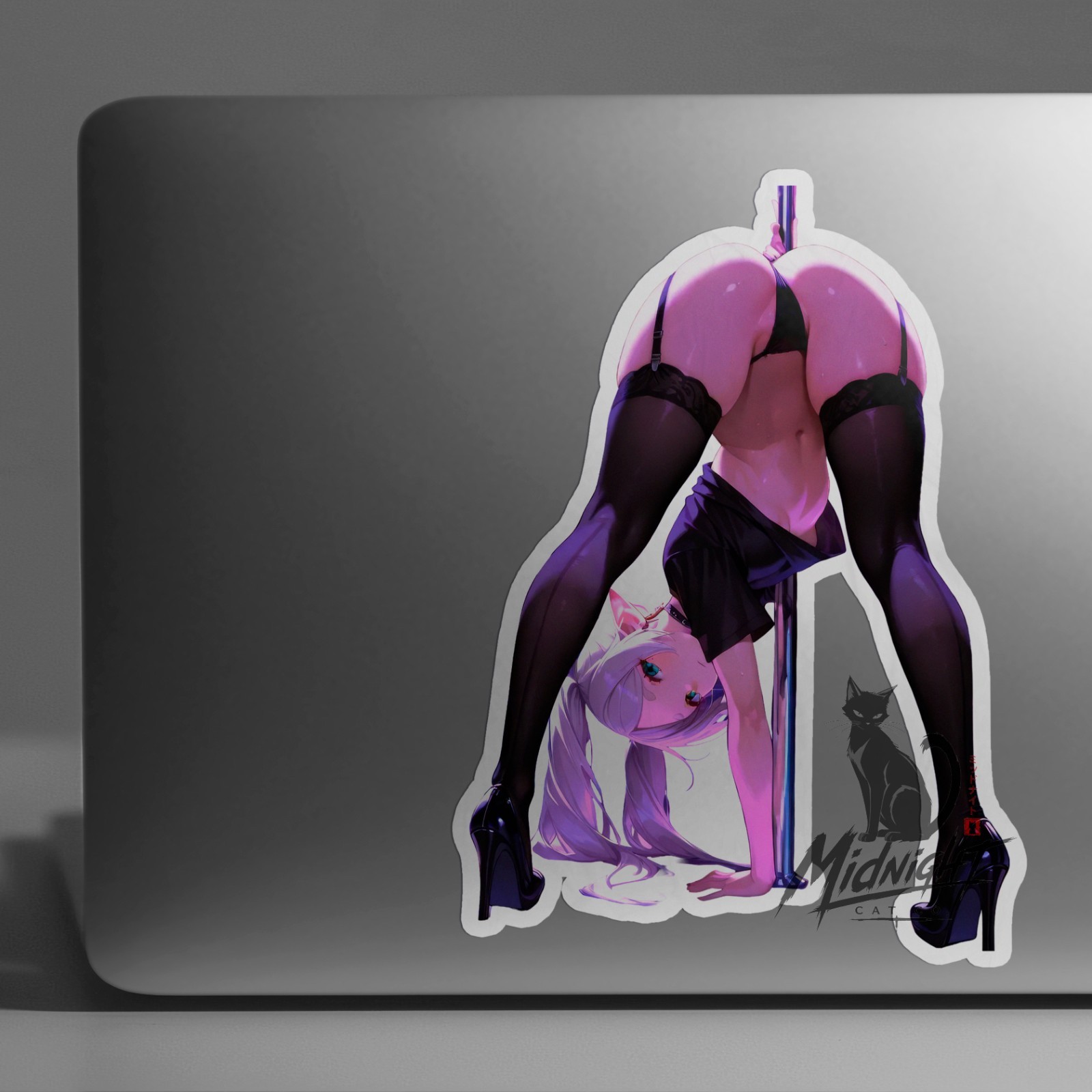 Elf Waifu 7in Vinyl Sticker Anime Manga Lewd Laptop Skateboard Car