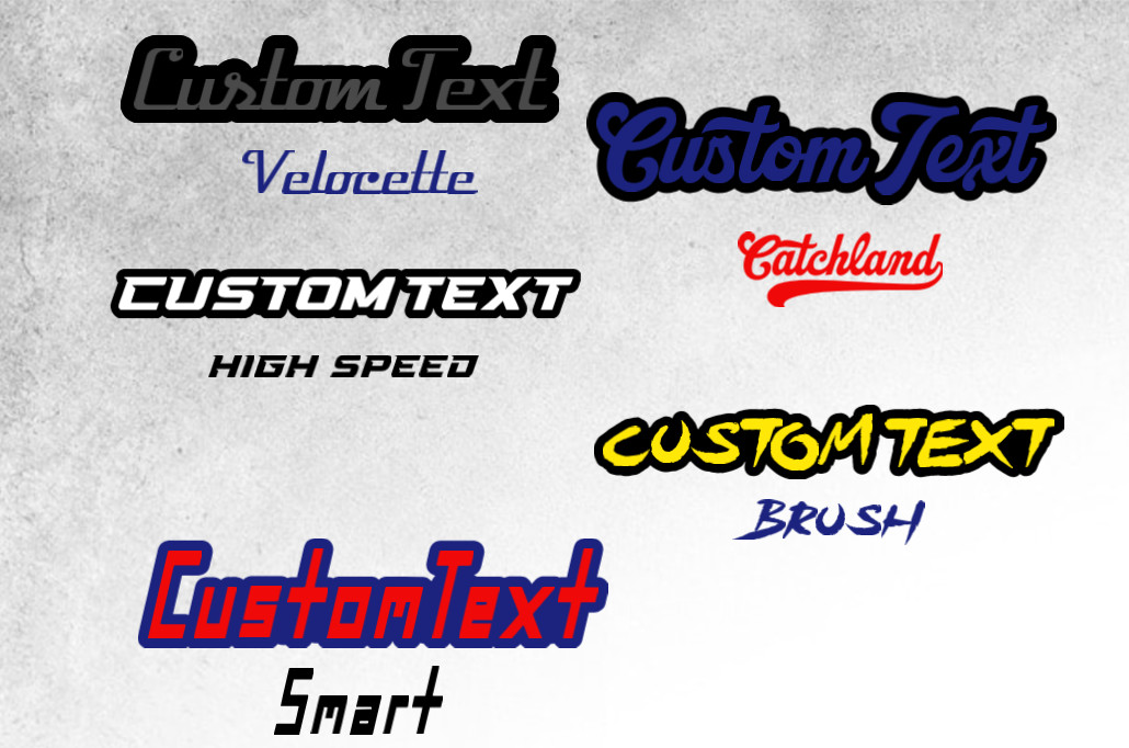 MULTI COLOR Custom Lazer Cut Car Acrylic Emblem Badge Customized Text Names LOGO