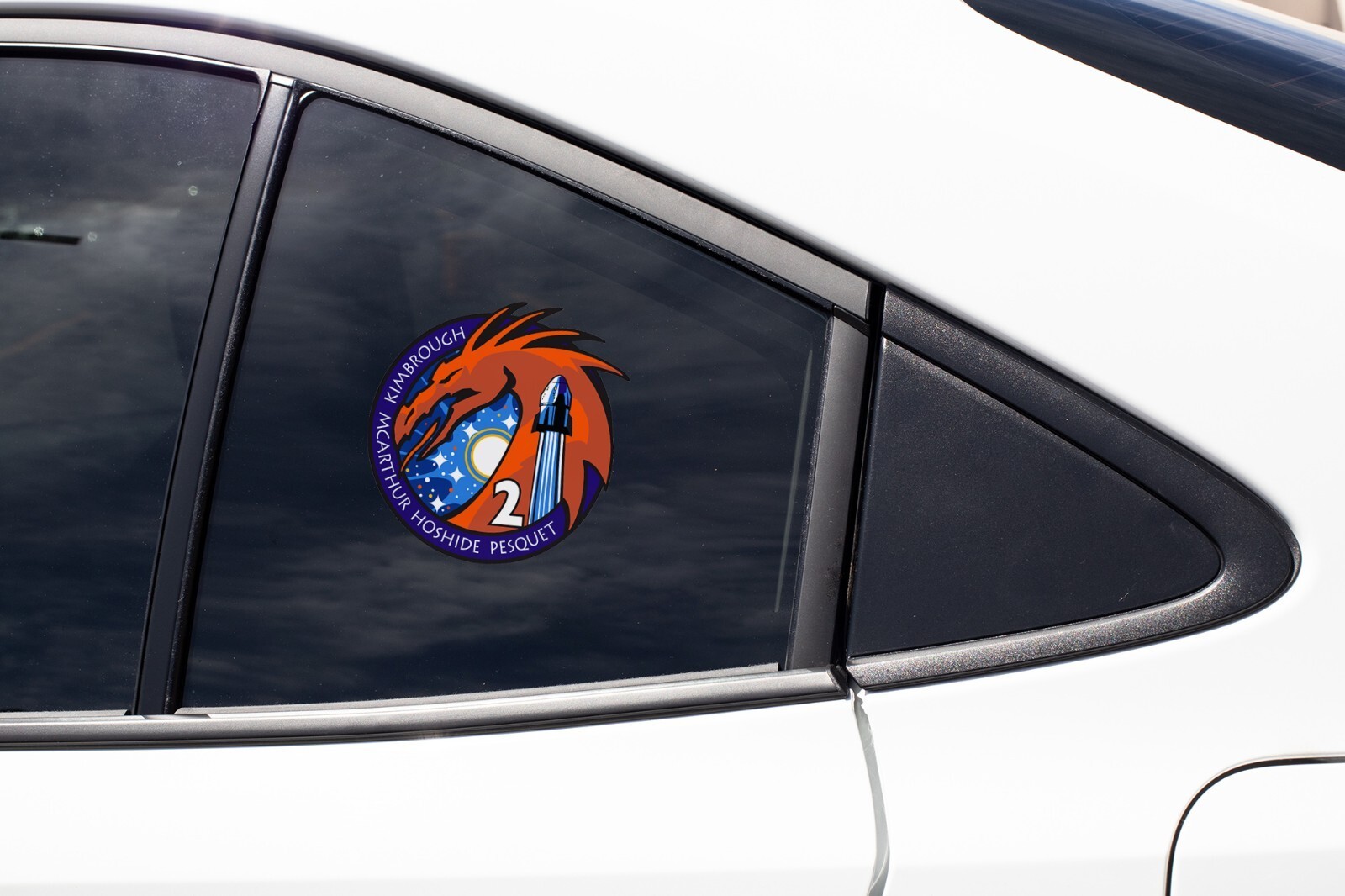 NASA SpaceX Crew-2 Mission Patch Sticker Decal NASA Commercial Crew Flight