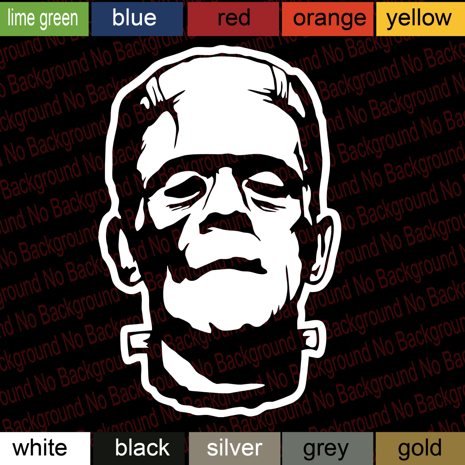 Frankenstein Vinyl Decal Die Cut Sticker Horror for Laptop Phone Window FY172