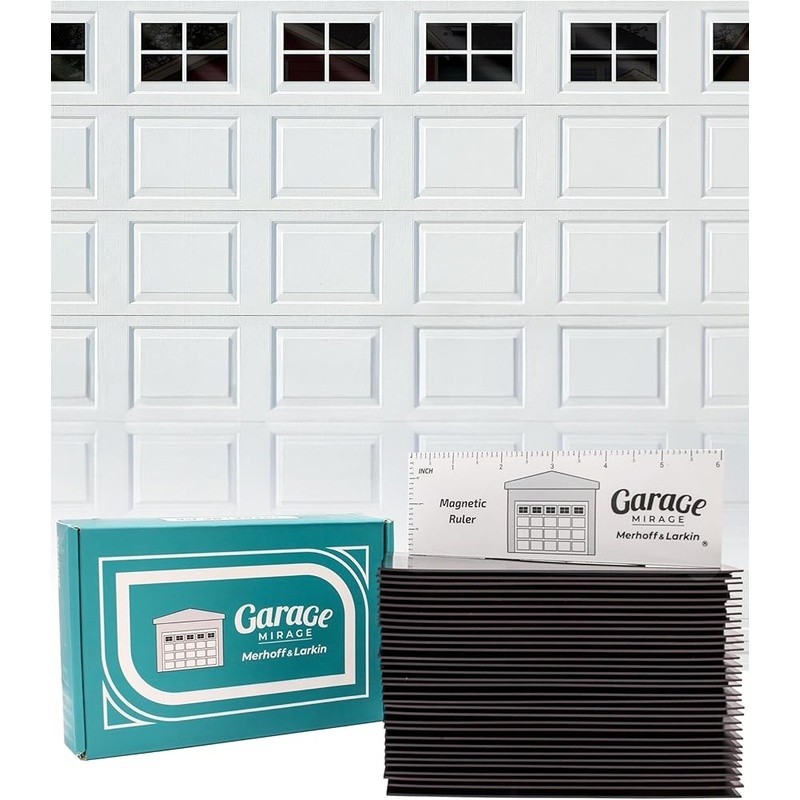 Garage Window Magnet Set 32 Self Adhesive Decorative Faux Windows Upgrade New