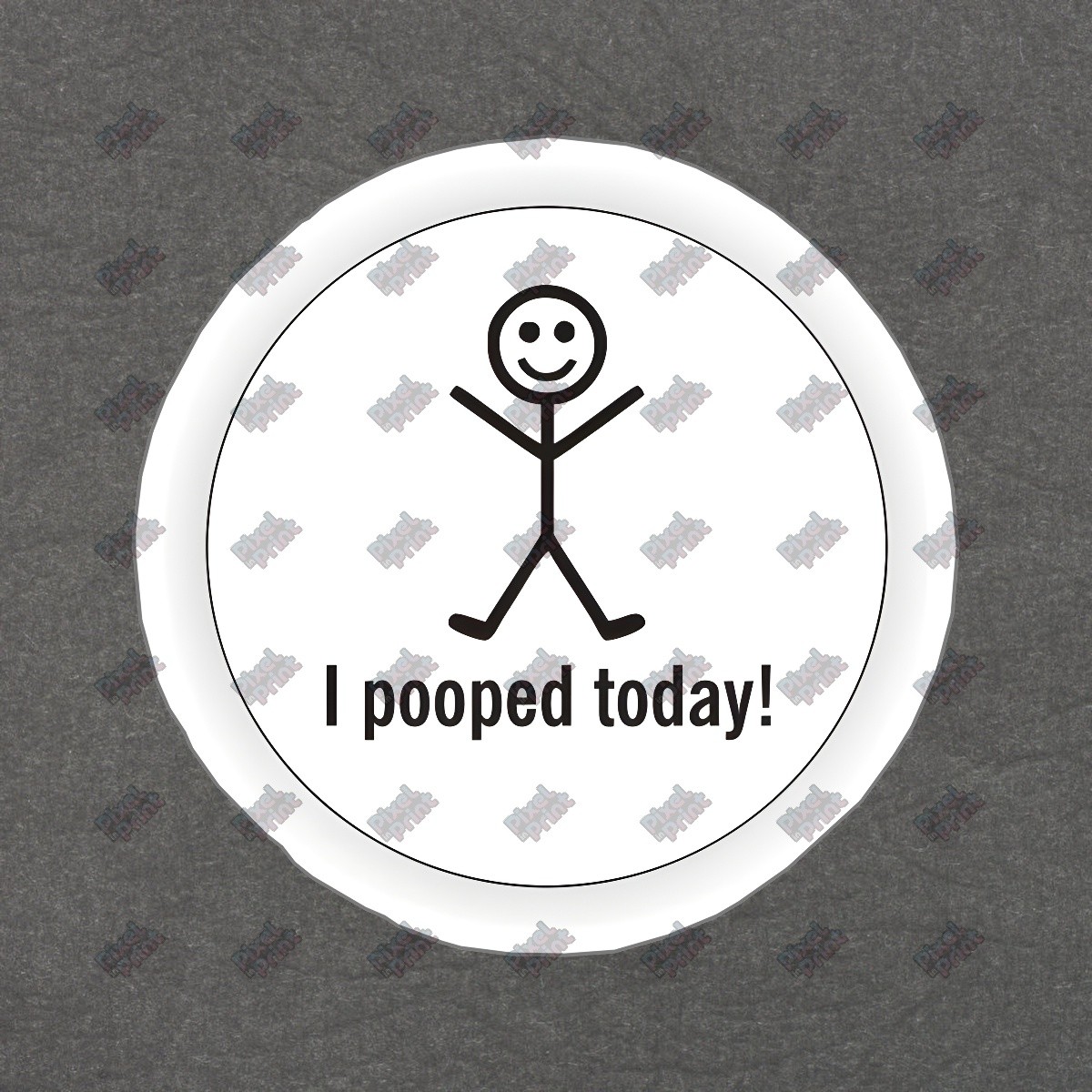 Funny I Pooped Today! Vinyl Sticker Humor Decal for Kids & Adults #530437