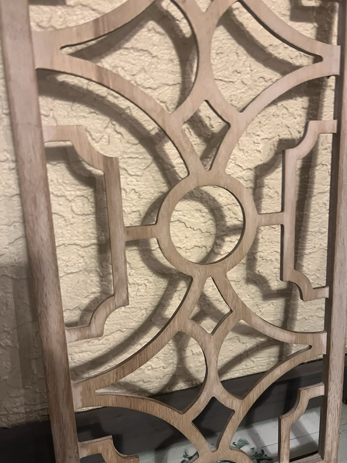 Wood Decorative Two Panels To Hang. 23 .75 X 11.75
