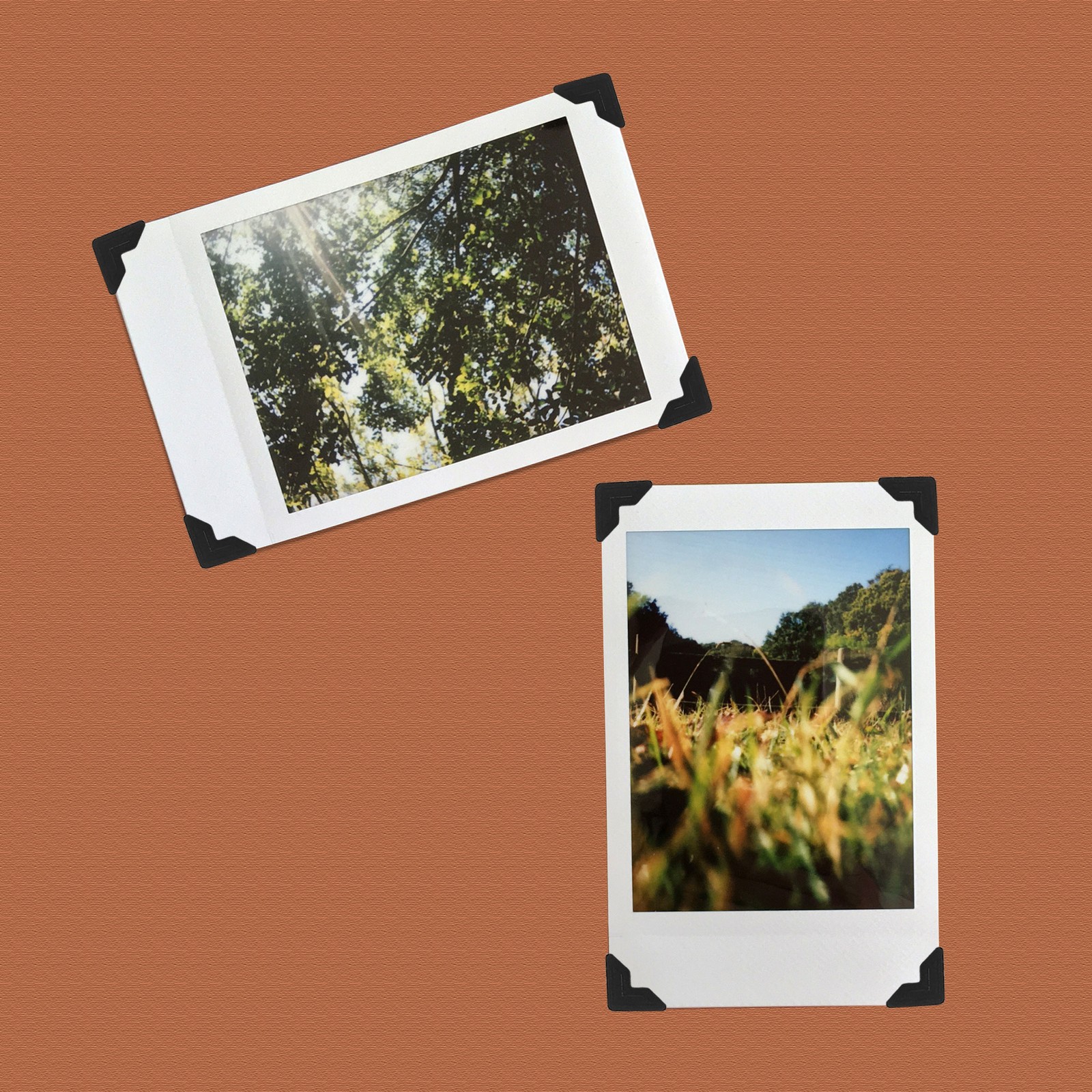 10Sheets/240Pcs Photo Corners Adhesive DIY Picture Mounting Sticker Black