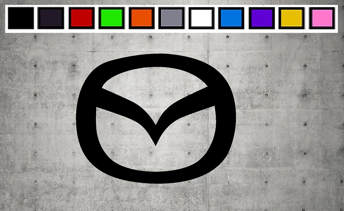 Mazda LOGO Vinyl Decal Sticker Emblem Car Truck Window 4" 6" 8"