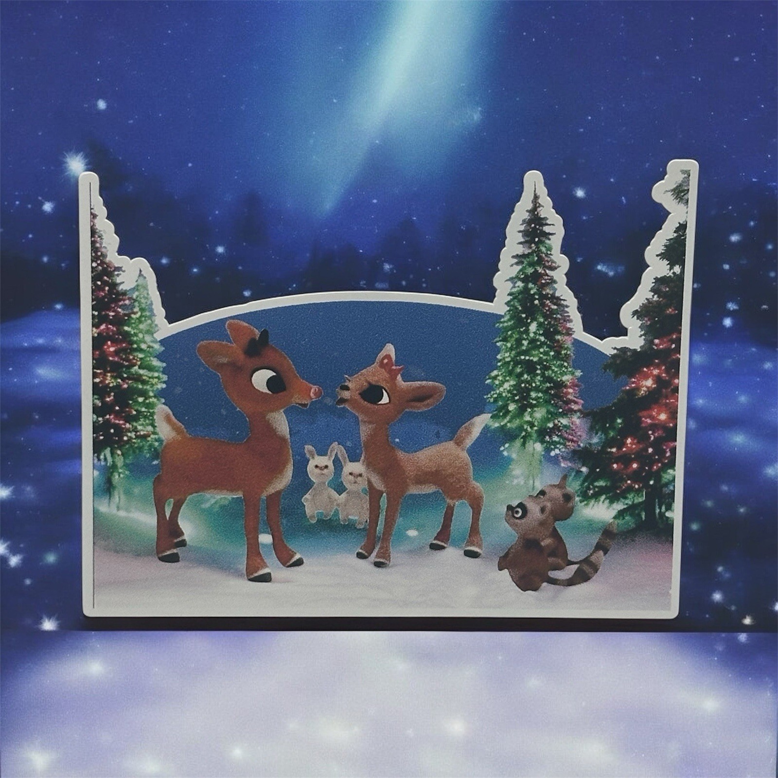 CHRISTMAS Rudolph Red-Nosed Reindeer Girlfriend Clarice 4” Vinyl Sticker Decal