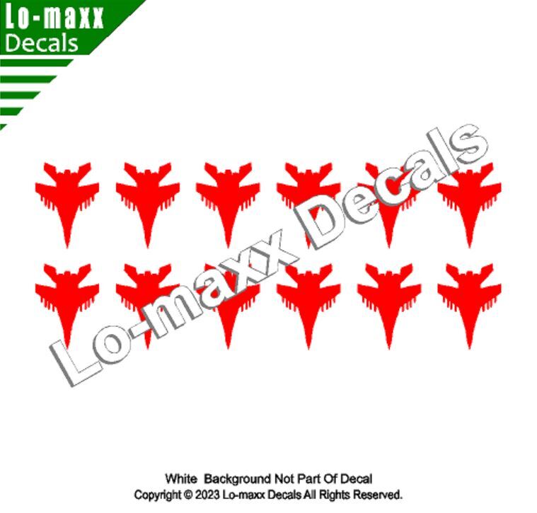 Russian Mig-35 Fighter Military Aircraft Victory Kill Markings Die Cut Decal
