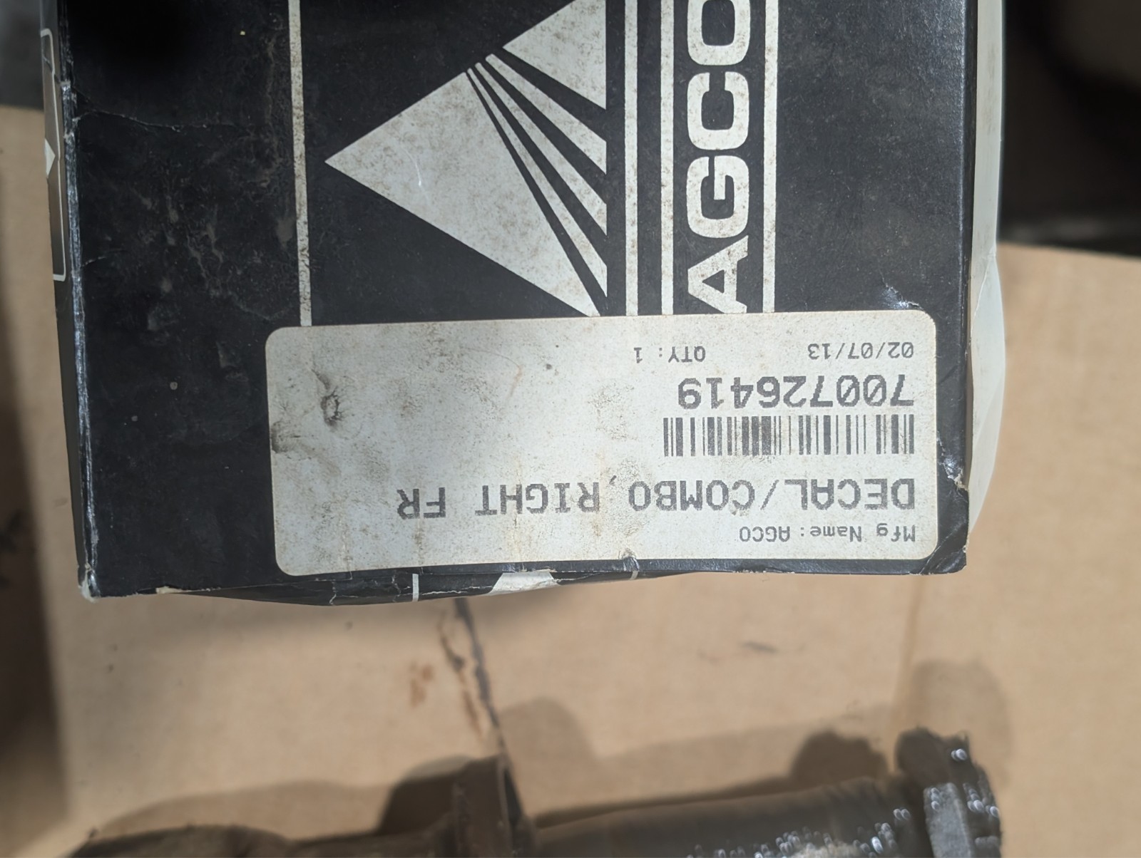 700726419 AGCO New Idea 5850 Decal 108" x 5" New Old Stock
