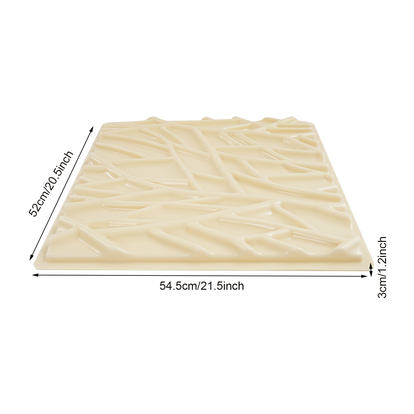 Decor Wall Panles for Living Room Bedroom Beige 3D Wall Panels for Interior Wall